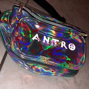 ANTRO Paint Splatter Fanny Pack